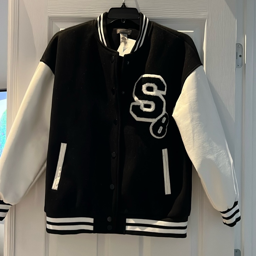 NWT. Varsity jacket. Size medium/large.
